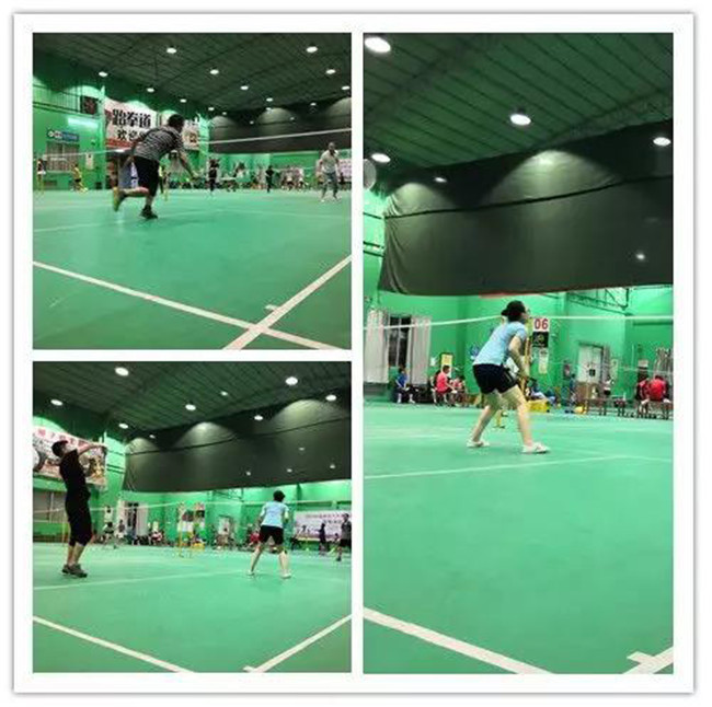 博皓室內(nèi)活動(dòng):打羽毛球